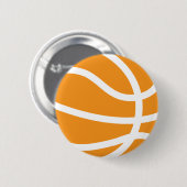 basketbal ronde button 5,7 cm (Voorkant /achterkant)