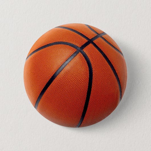 BASKETBAL RONDE BUTTON 5,7 CM (Voorkant)