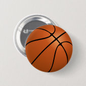 basketbal ronde button 5,7 cm (Voorkant /achterkant)