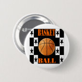 Basketbal Ronde Button 5,7 Cm (Voorkant /achterkant)