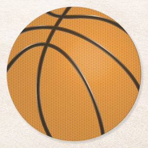 Basketbal Ronde Plastic Onderzetter