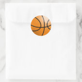 Basketbal Ronde Sticker (Tas)