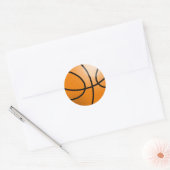 Basketbal Ronde Sticker (Envelop)