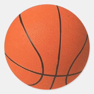 Basketbal Ronde Sticker