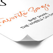 Basketbal Rookie van het Jaar Eerste Jaar Mijlpaal Poster (Hoek)