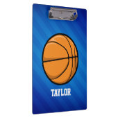 Basketbal; Royal Blue Stripes Klembord (Rechts)