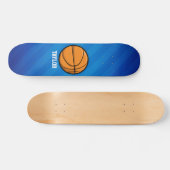 Basketbal; Royal Blue Stripes Skateboard (Horizontaal)