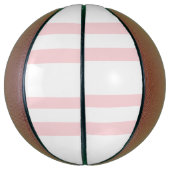 Basketbal Roze & Witte Streep (Verticaal)