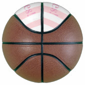 Basketbal Roze & Witte Streep Ze zei Ja! (Rechts)