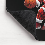 Basketbal Santa Slam Dunk Lelijke Kerst Muismat (Hoek)