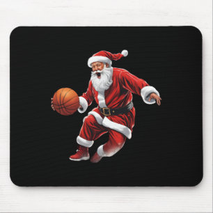 Basketbal Santa Slam Dunk Lelijke Kerst Muismat