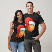 Basketbal Santa's Pet Christmas Xmas Player T-shirt (Unisex)