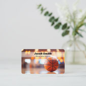 Basketbal Scheidsrechter Agent Visitekaartje (Staand voorkant)