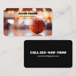 Basketbal Scheidsrechter Agent Visitekaartje