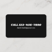 Basketbal scheidsrechter visitekaartje (Achterkant)