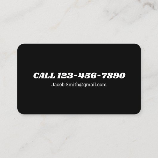 Basketbal scheidsrechter visitekaartje (Achterkant)