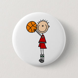 Basketbal Schieten Knop Ronde Button 5,7 Cm