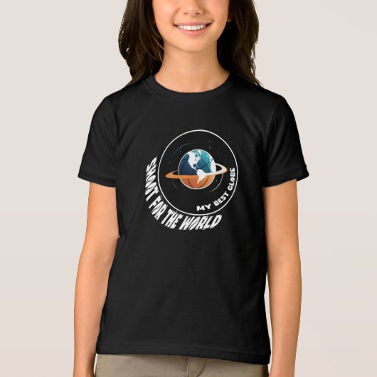 Basketbal | Schieten voor de wereld | Mijn beste w Tri-Blend Shirt (Voorkant)