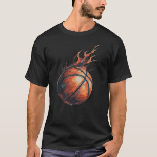 Basketbal Schilderkunst – Moderne Sport Wall Decor T-shirt