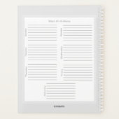 Basketbal - School Planner - HAMbyWG (Achterkant)