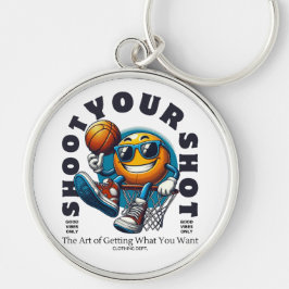 Basketbal Schot Sleutelhanger