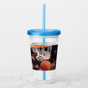 Basketbal scoren acryl drinkbeker