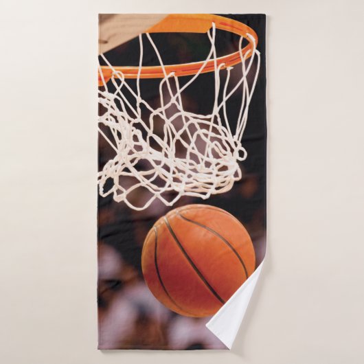 Basketbal scoren badhanddoek (Badhanddoek)