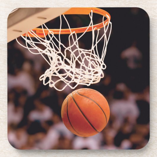 Basketbal scoren bier onderzetter (Voorkant)