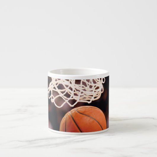 Basketbal scoren espresso kop (Voorkant)