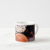 Basketbal scoren espresso kop (Voorkant rechts)