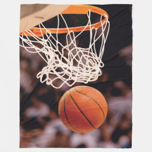 Basketbal scoren fleece deken