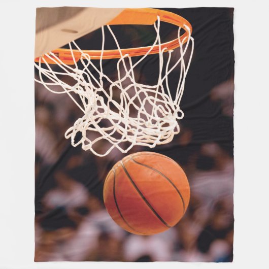 Basketbal scoren fleece deken (Voorkant)