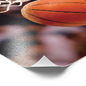 Basketbal scoren foto afdruk (Hoek)
