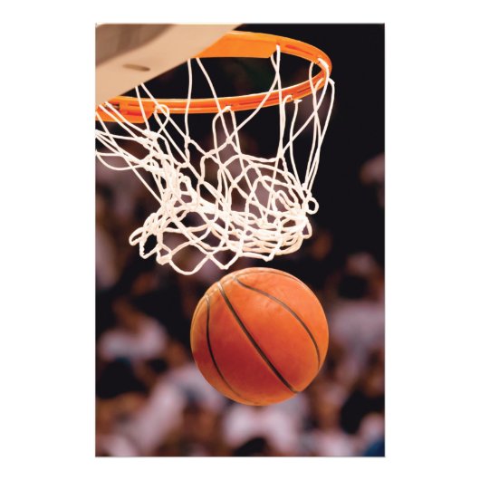 Basketbal scoren foto afdruk (Voorkant)