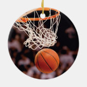 Basketbal scoren keramisch ornament (Achterkant)