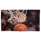 Basketbal scoren kussensloop (Voorkant-Links)