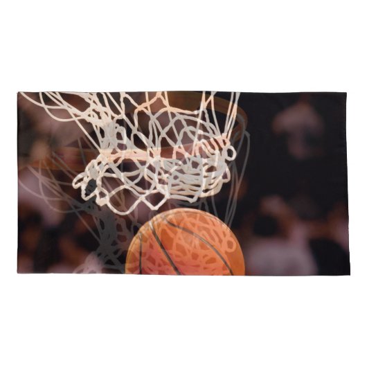 Basketbal scoren kussensloop (Achterkant-Links)
