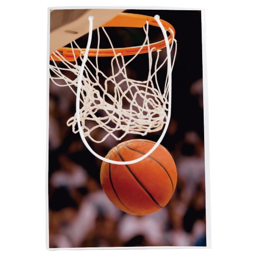 Basketbal scoren medium cadeauzakje (Voorkant)