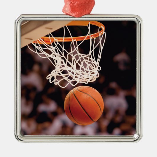 Basketbal scoren metalen ornament (Voorkant)