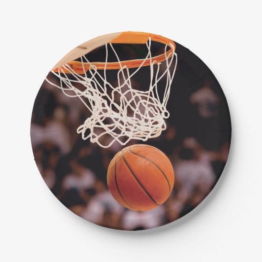 Basketbal scoren papieren bordje (Voorkant)