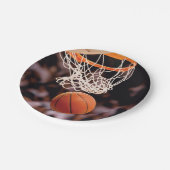 Basketbal scoren papieren bordje (Gekanteld)