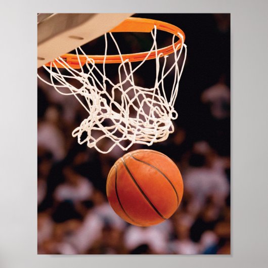 Basketbal scoren poster (Voorkant)