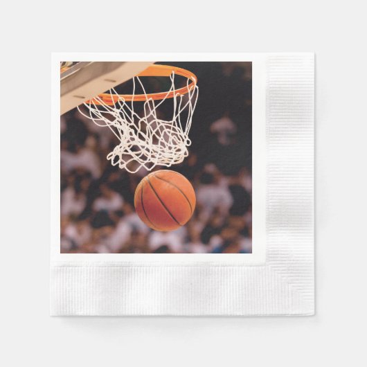 Basketbal scoren servet (Voorkant)