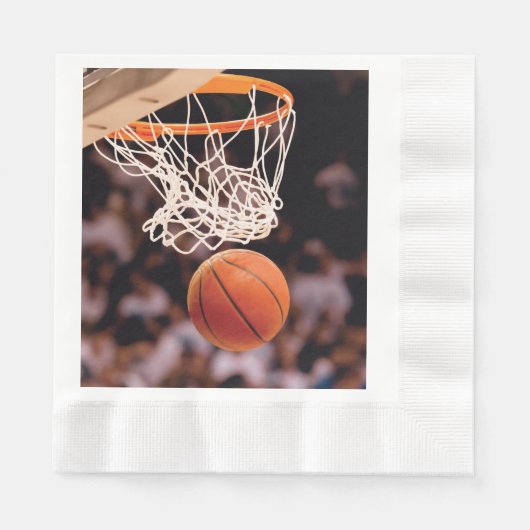 Basketbal scoren servet (Voorkant)