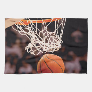 Basketbal scoren theedoek