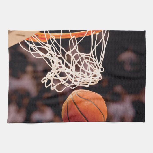 Basketbal scoren theedoek (Horizontaal)