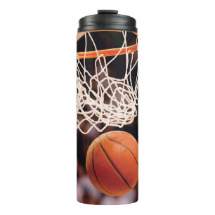 Basketbal scoren thermosbeker
