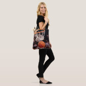 Basketbal scoren tote bag (Op model)