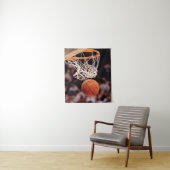 Basketbal scoren wandkleed (In situ)