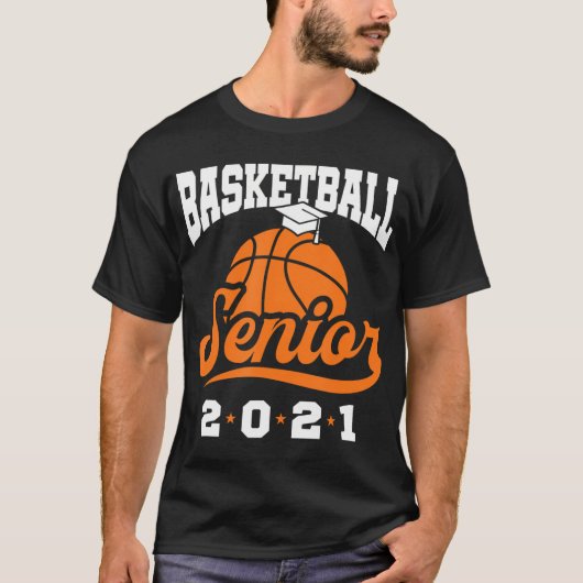 Basketbal Senior 2021 Afstuderen Night Class of 2 T-shirt (Voorkant)